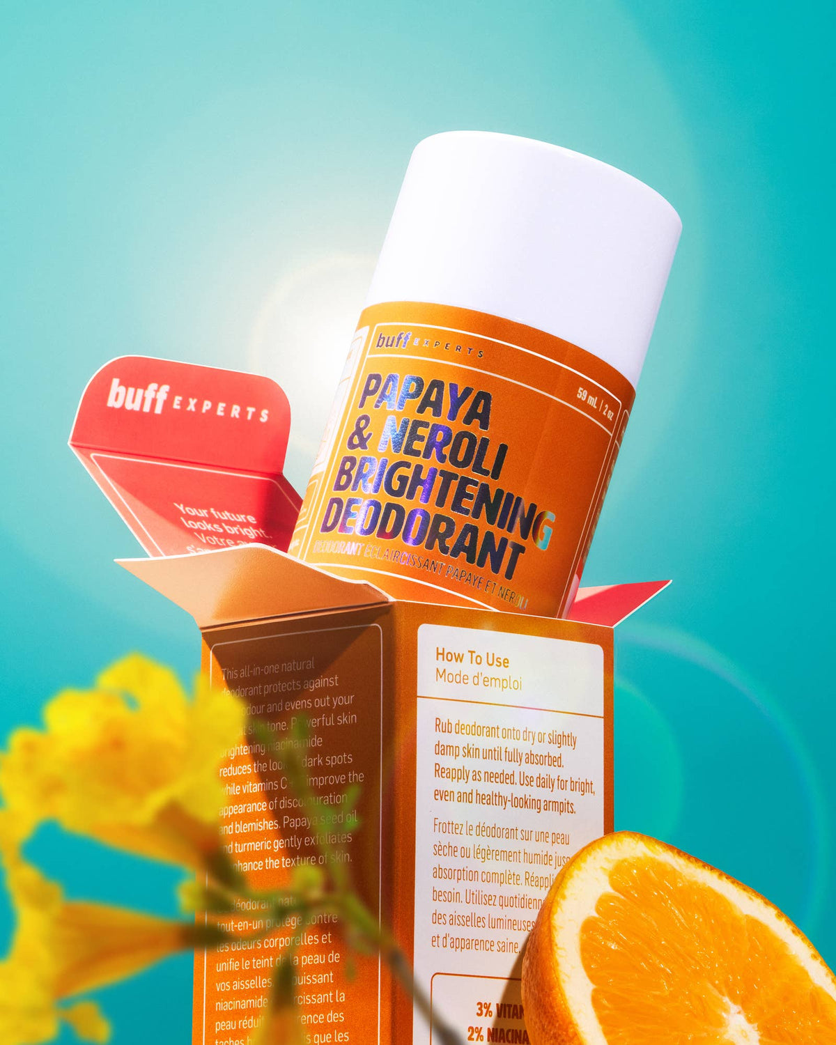 Buff Experts - 🇨🇦 - Papaya & Neroli Brightening Deodorant