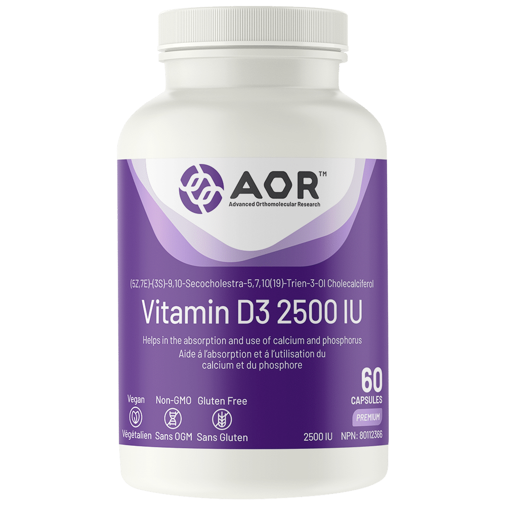 AOR Vitamin D3 2500 IU