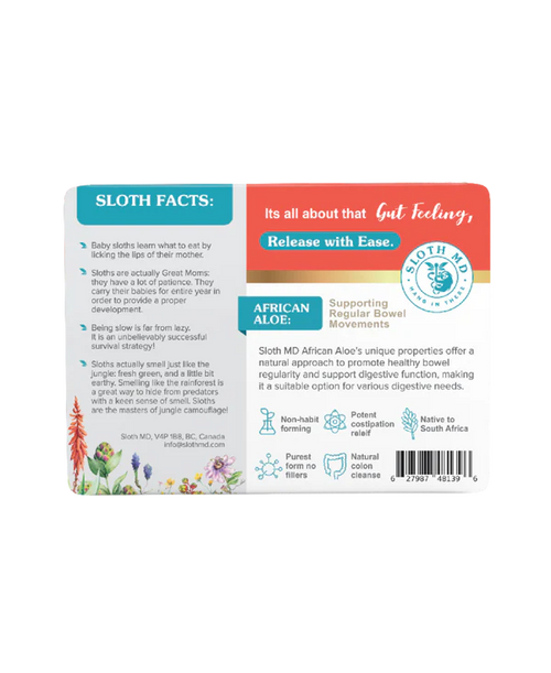 African Aloe,10 tablets pack blister - Sloth Medical