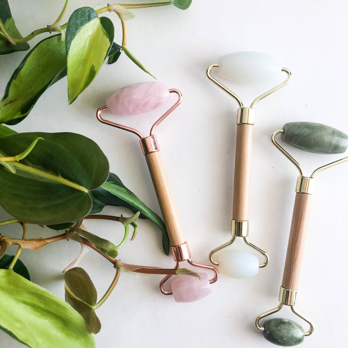 Smile Boutiques - Bamboo Facial Rollers: Opal