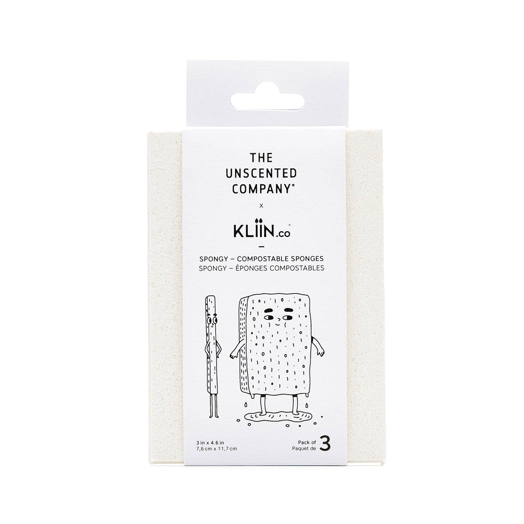 The Unscented Company - TUC x KLIIN | Spongy - Compostable Sponges