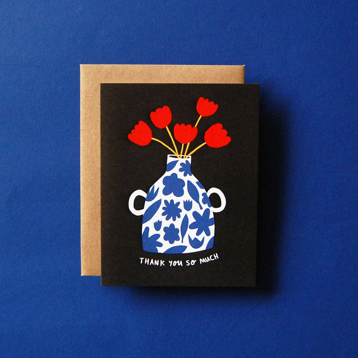 Badger & Burke - Thank You Vase - Greeting Card