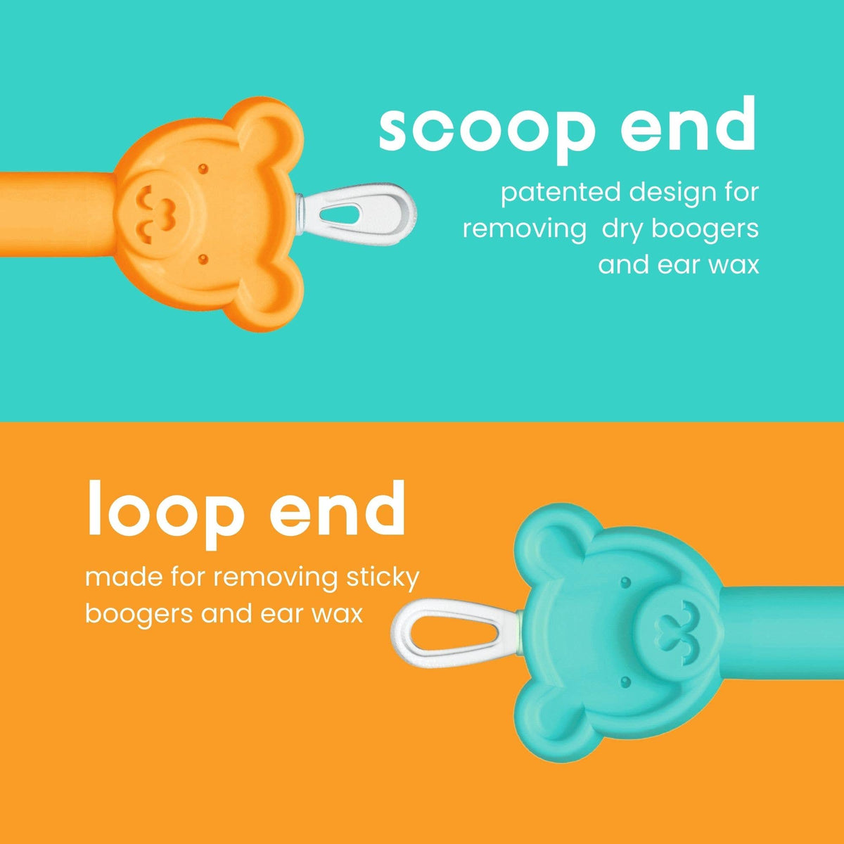 oogiebear - Oogiebear two pack with case: Orange and Seafoam