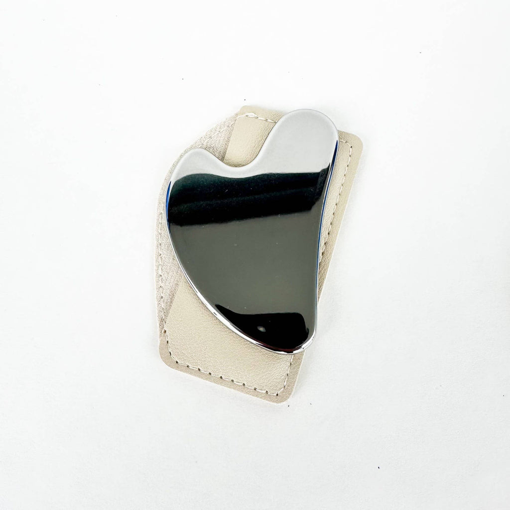 Smile Boutiques - Elegant Stainless Steel Gua Sha: Gold