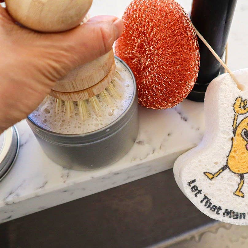 Plantish - Refillable Sisal Dish Hand Brush