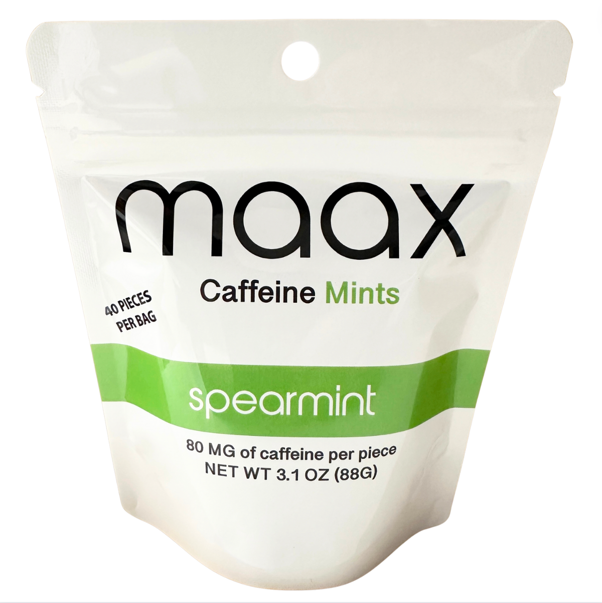 Maax Caffeine Mints | 80mg per piece | 40 pieces per bottle
