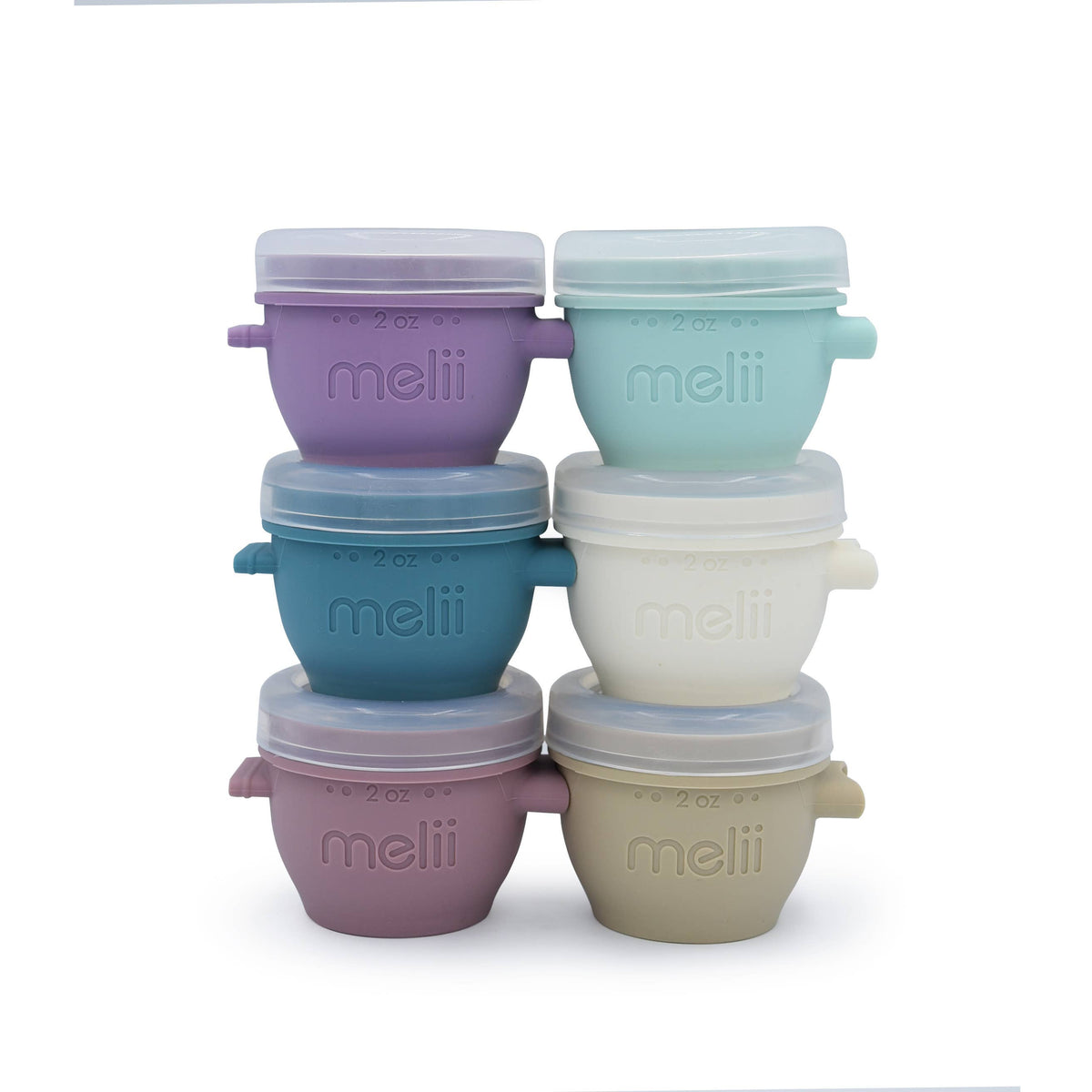 melii - Luxe Silicone Snap & Go Pods : 4oz 4pack