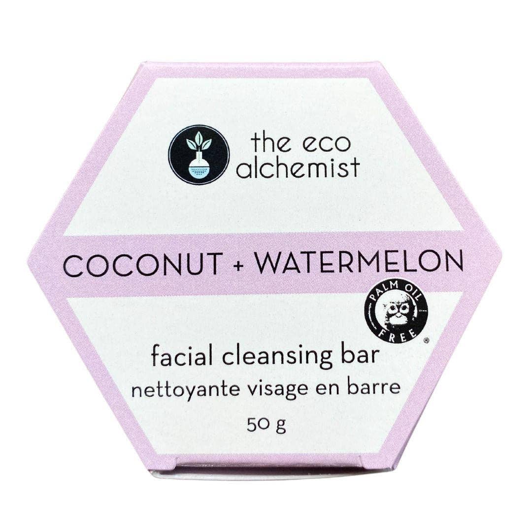 The Eco Alchemist - Coconut + Watermelon Facial Cleansing Bar