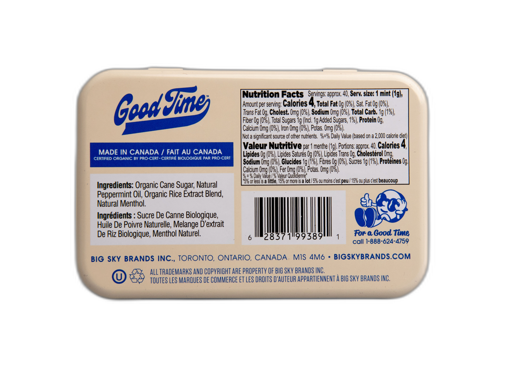 Big Sky Brands - Good Time Organic Mints
