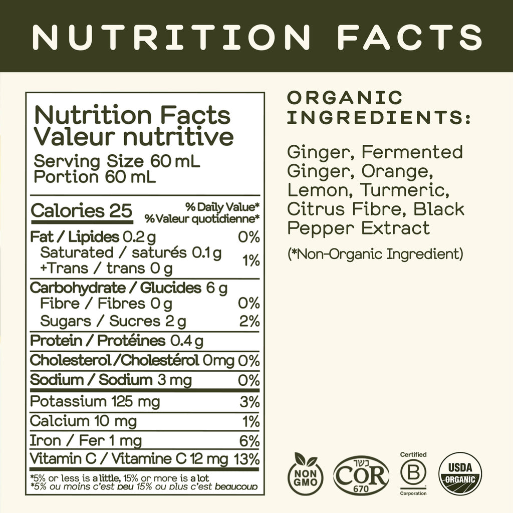 Greenhouse - Greenhouse Fiery Ginger Wellness Shot for Immunity: Twelve Pack