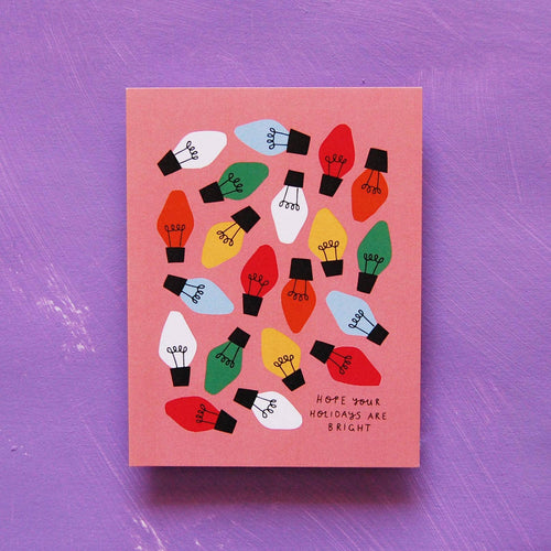 Badger & Burke - Christmas Lights - Greeting Card