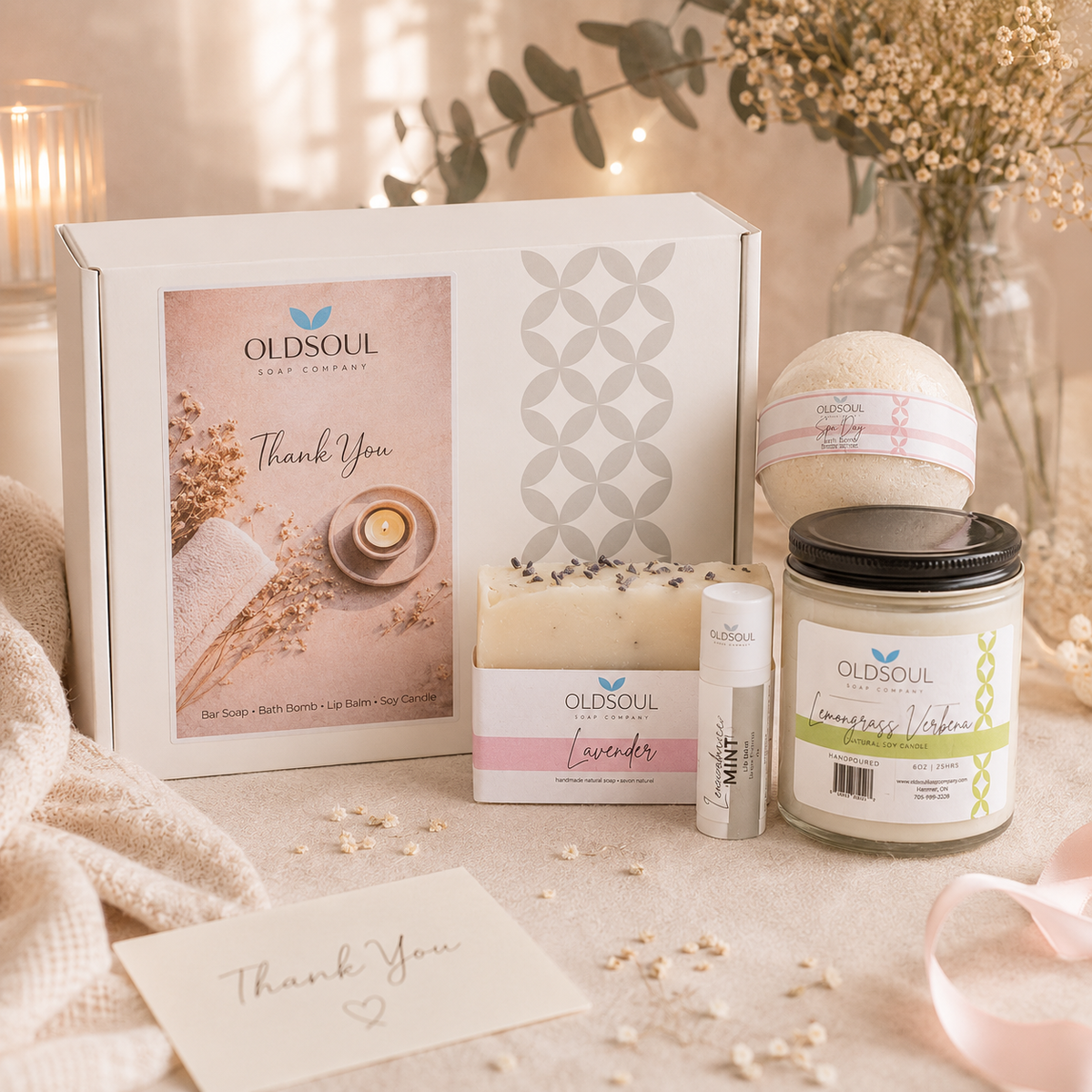Old Soul Soap Company Inc. - Special Occasion Gift Box: Happy Birthday Yellow