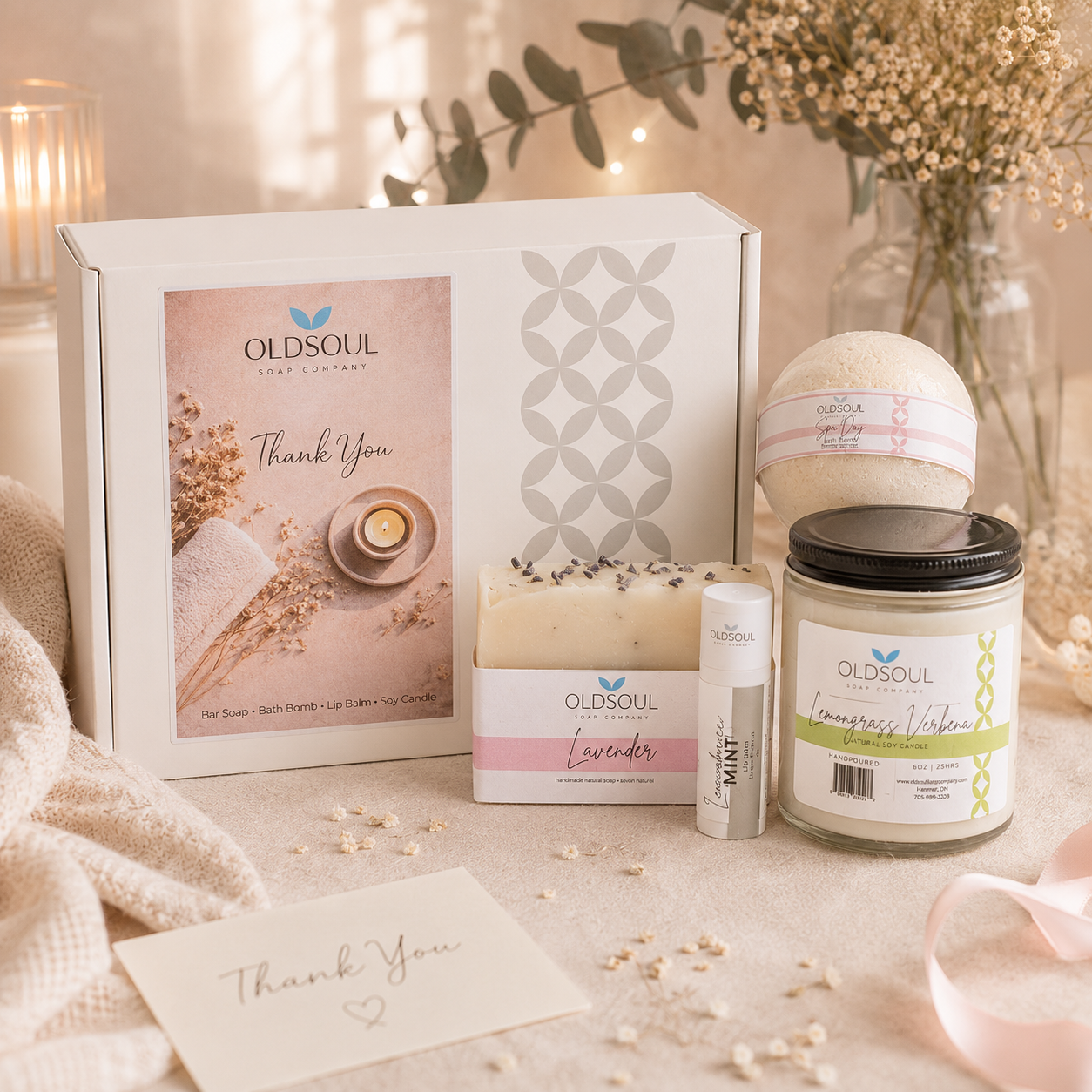 Old Soul Soap Company Inc. - Special Occasion Gift Box: Happy Birthday Blue