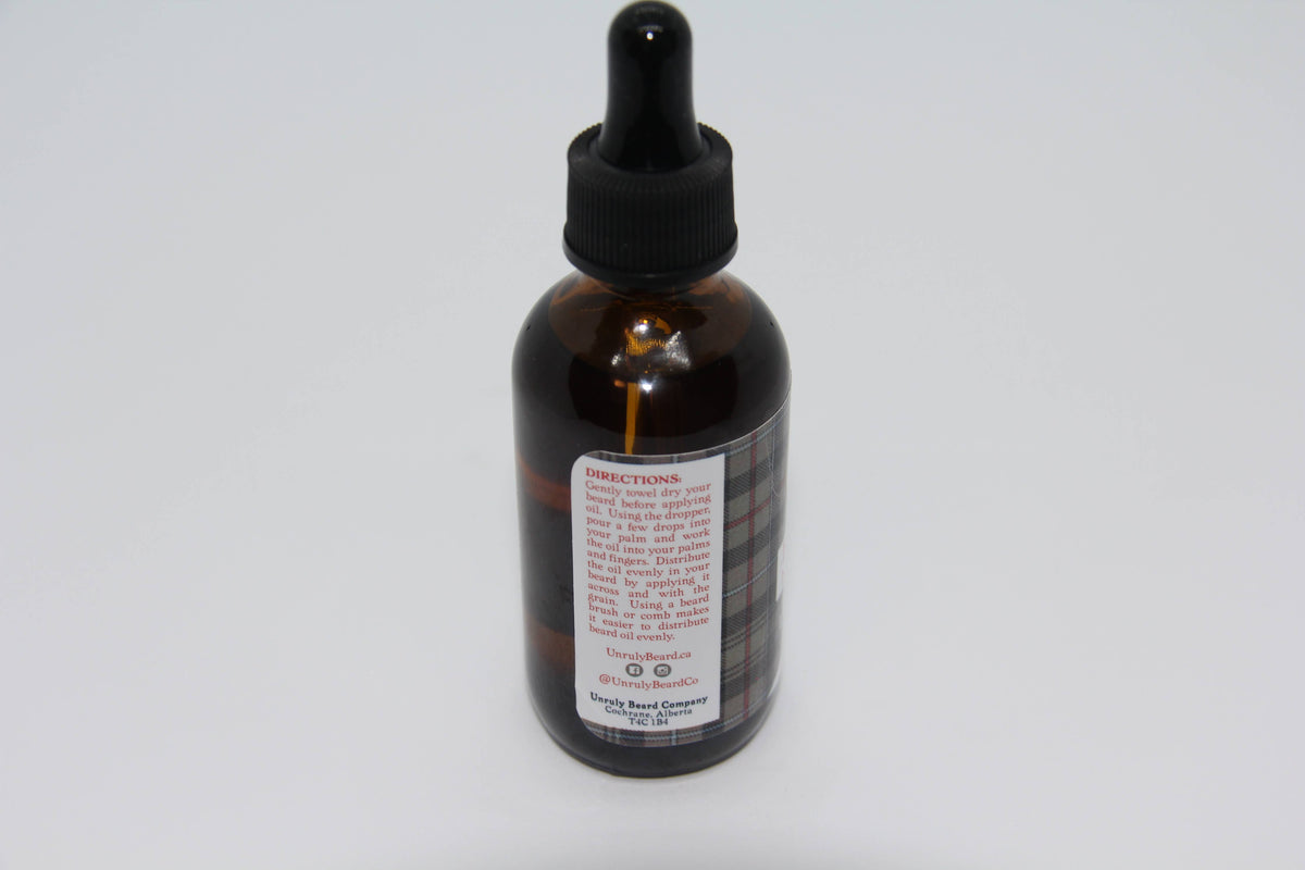 Unruly Beard Co - Beard Oil - No. 4 Leather
