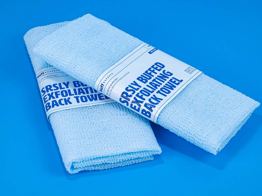 Buff Experts - 🇨🇦 - SRSLY Buffed Exfoliating Back Towel - Treats Back Acne