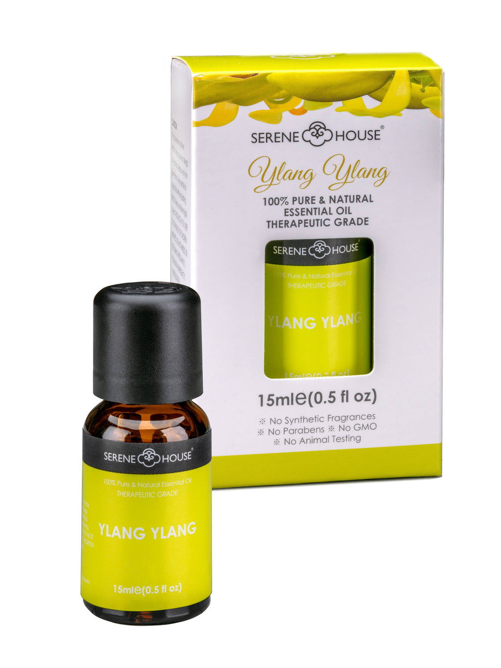 SERENE HOUSE - Ylang Ylang 100% Natural Essential Oil  15ml