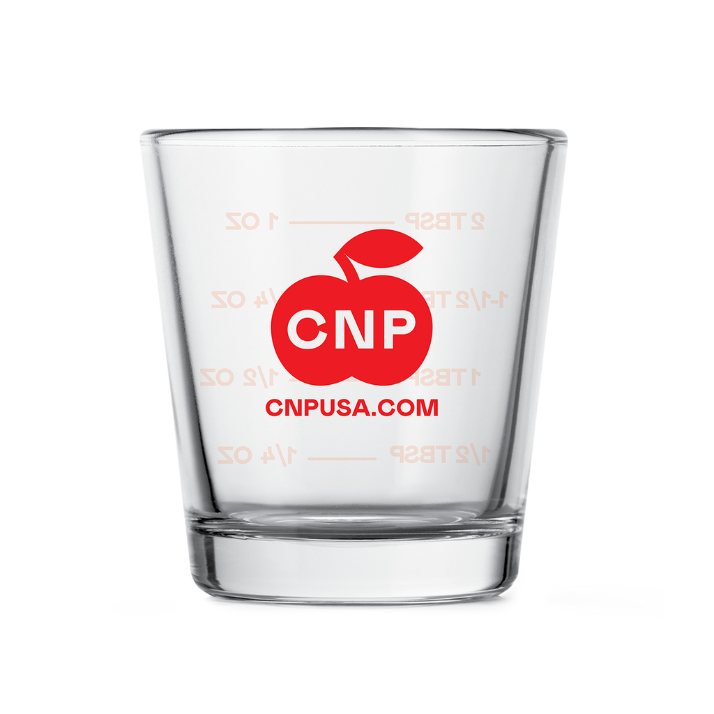 Complete Natural Products - Glass Measuring Cup: Red