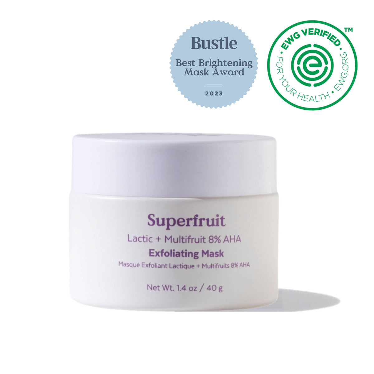 Three Ships - Superfruit Lactic + Multifruit 8% AHA Exfoliating Mask (40g)