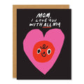 Badger & Burke - Mother's Day Heart - Mother's Day Greeting Card
