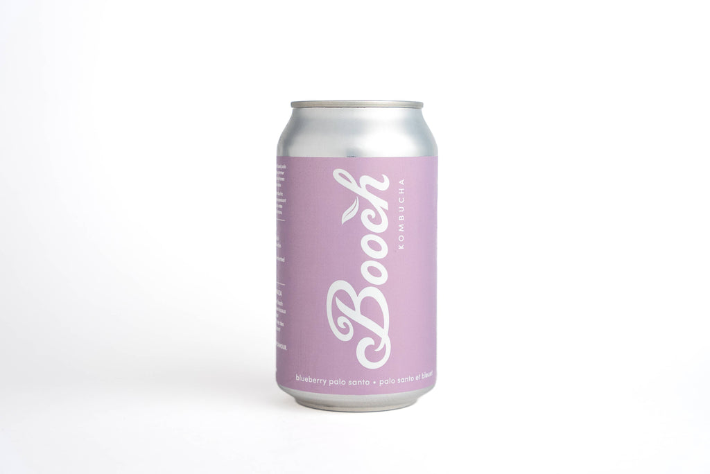 Booch Organic Kombucha + Moonbrew by Booch - Cans - Blueberry Palo Santo Kombucha