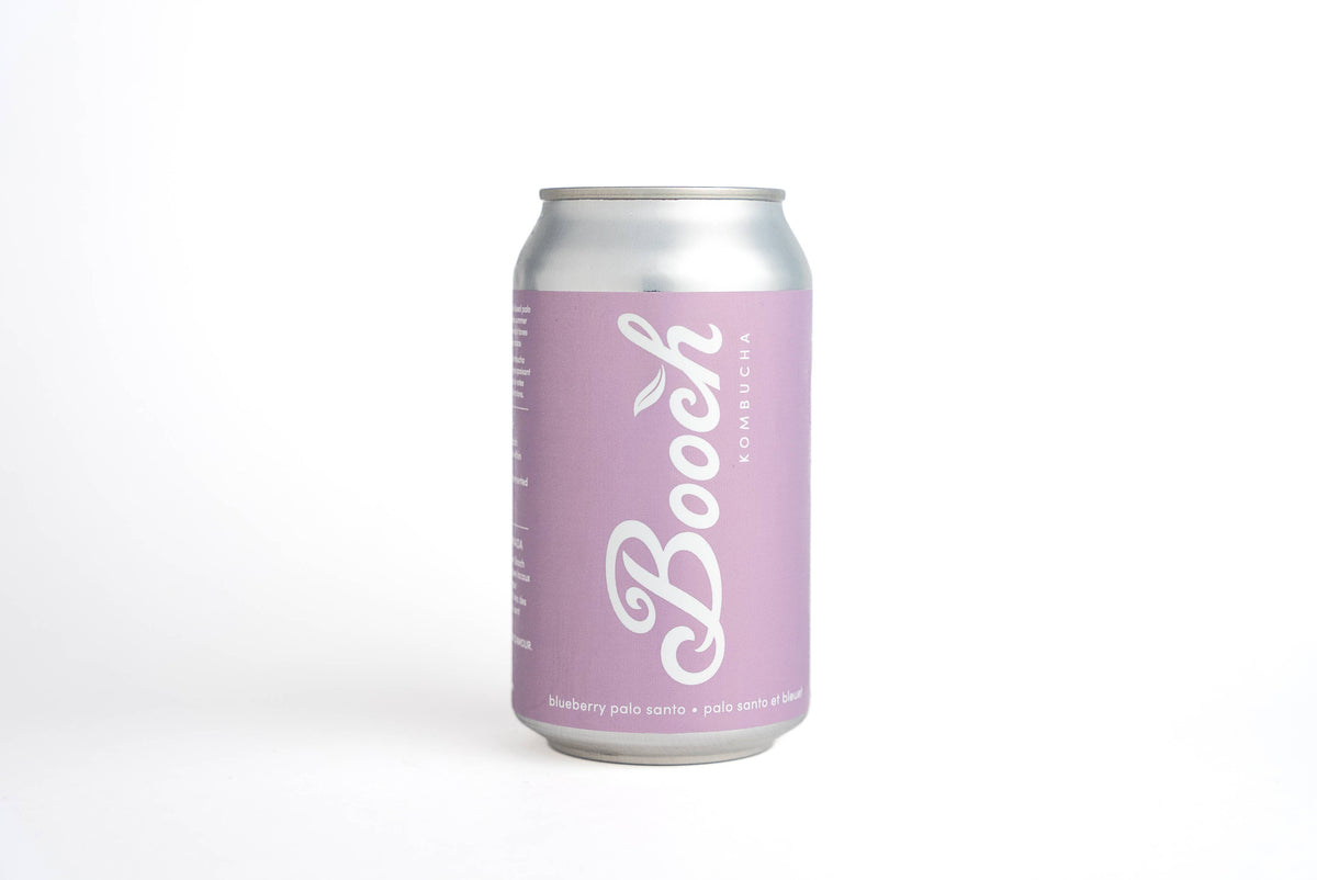 Booch Organic Kombucha + Moonbrew by Booch - Cans - Blueberry Palo Santo Kombucha