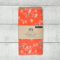 Three Huggers - Large Beeswax Bag - Crimson