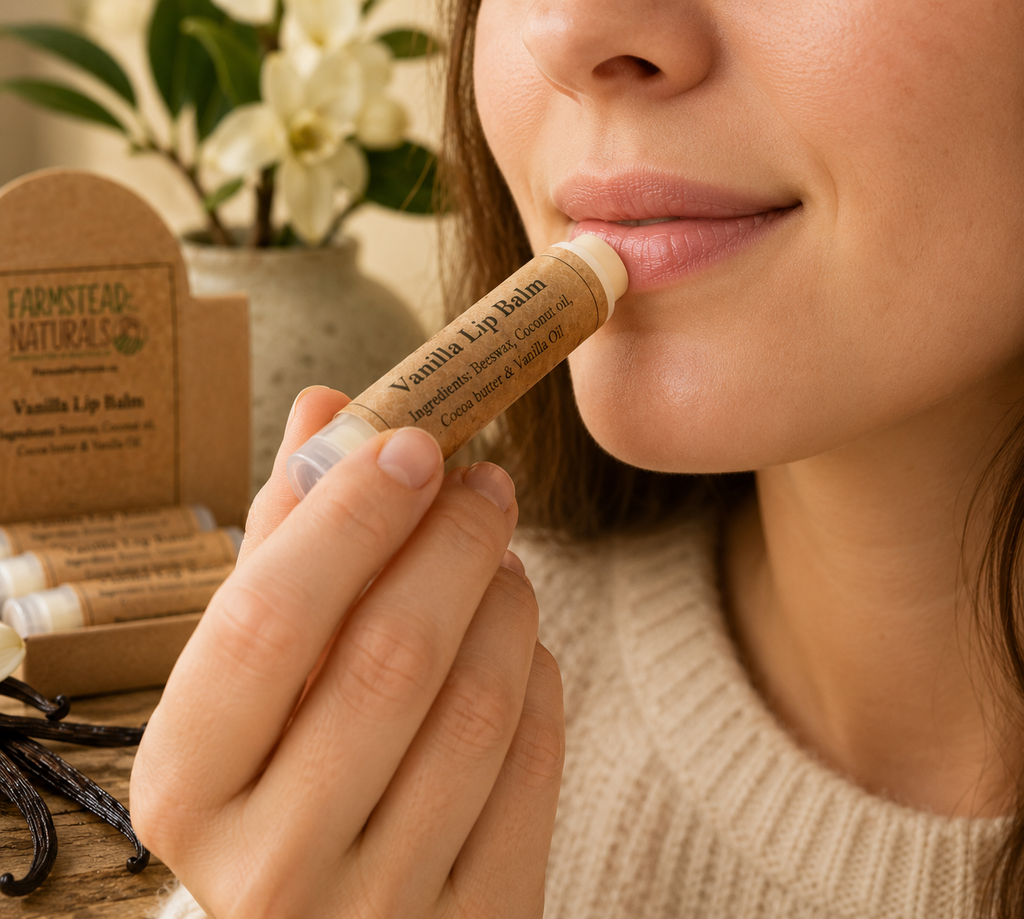 Farmstead Naturals - Natural Lip Balm | Bulk | Farmstead Naturals: Vanilla