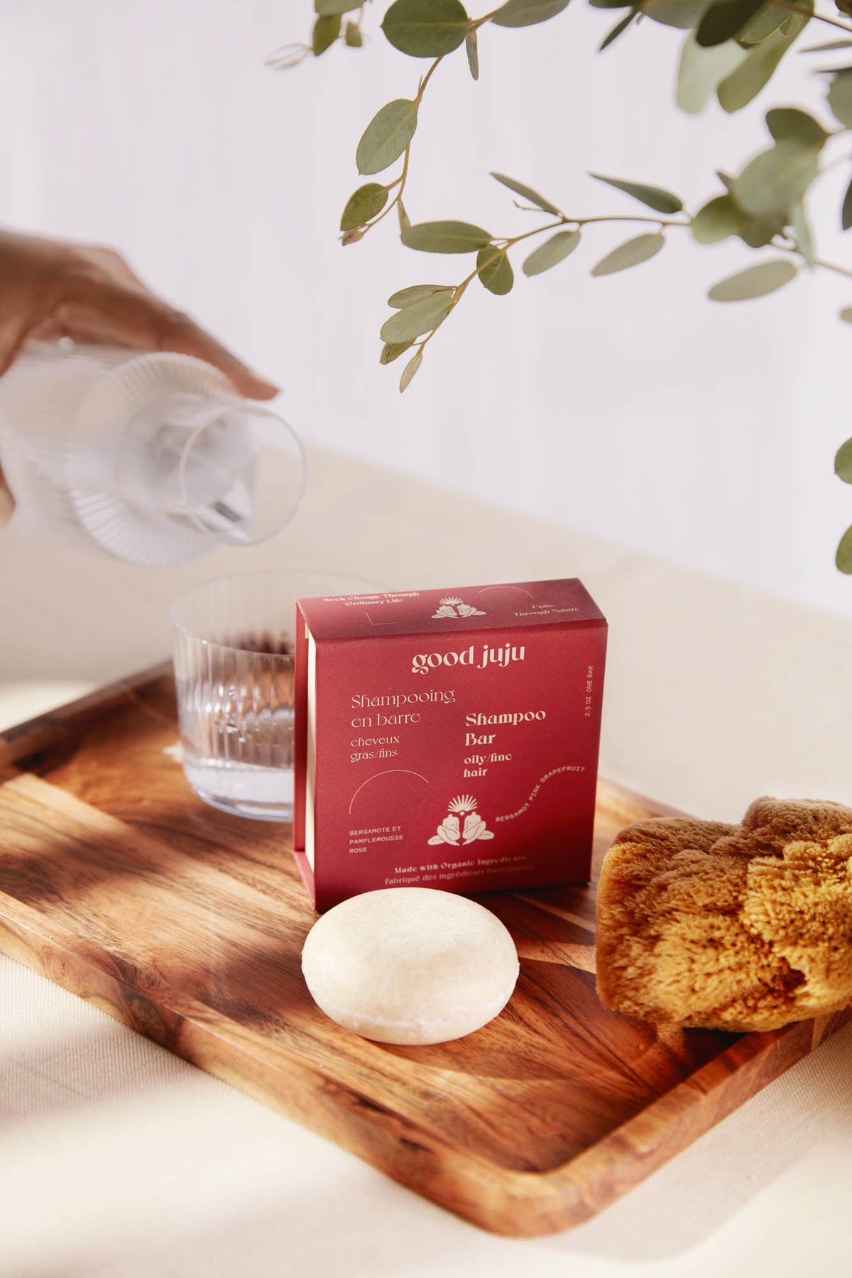 Good Juju Body & Home - Volumizing Shampoo Bar for Oily/Fine Hair