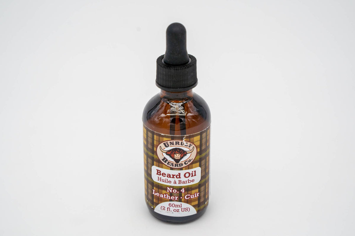 Unruly Beard Co - Beard Oil - No. 4 Leather