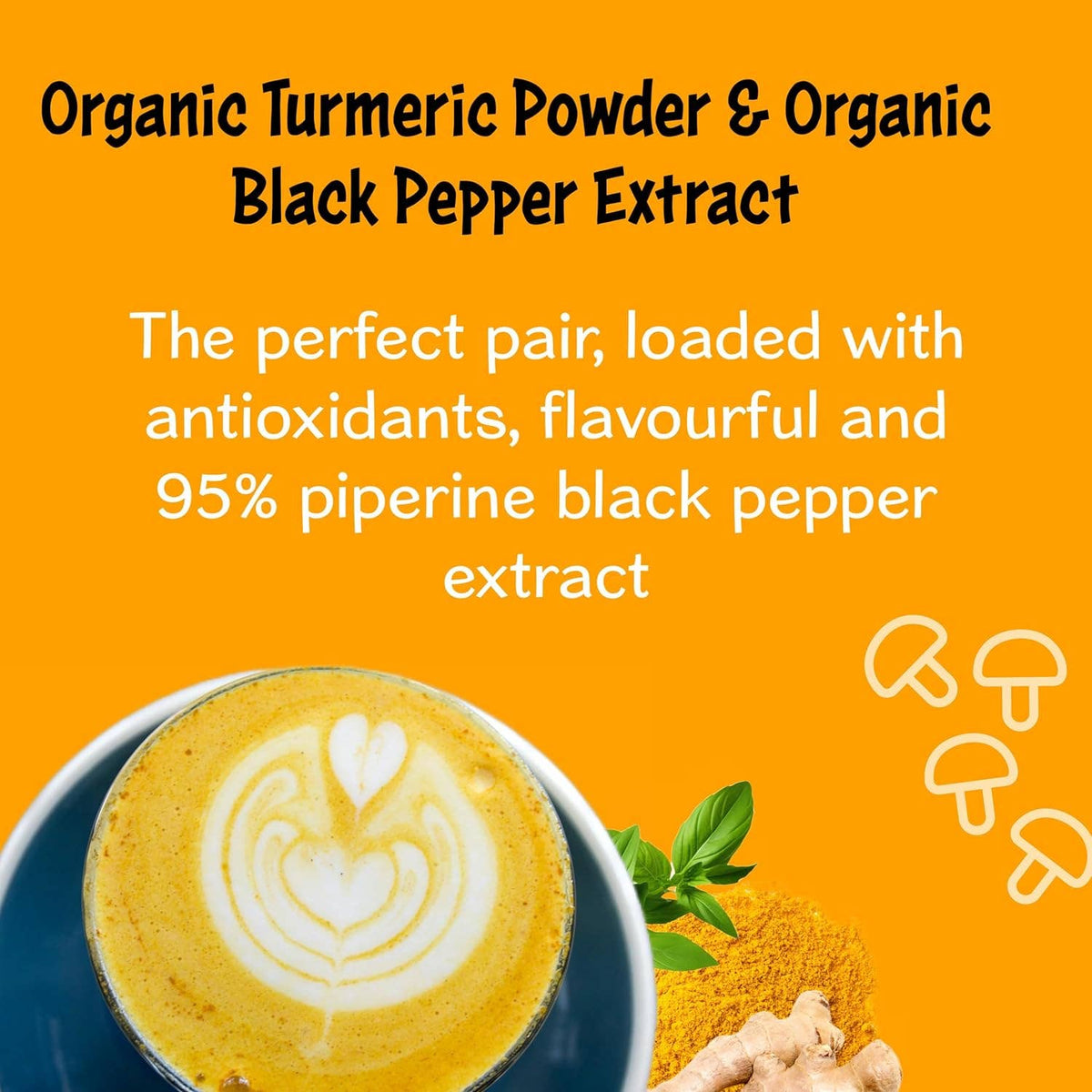 PureShrooms Inc. - PureShrooms Turmeric Latte w/ Lion's Mane & Turkey Tail