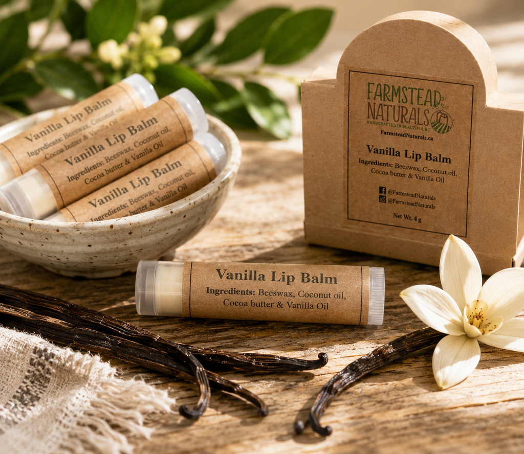 Farmstead Naturals - Natural Lip Balm | Bulk | Farmstead Naturals: Vanilla