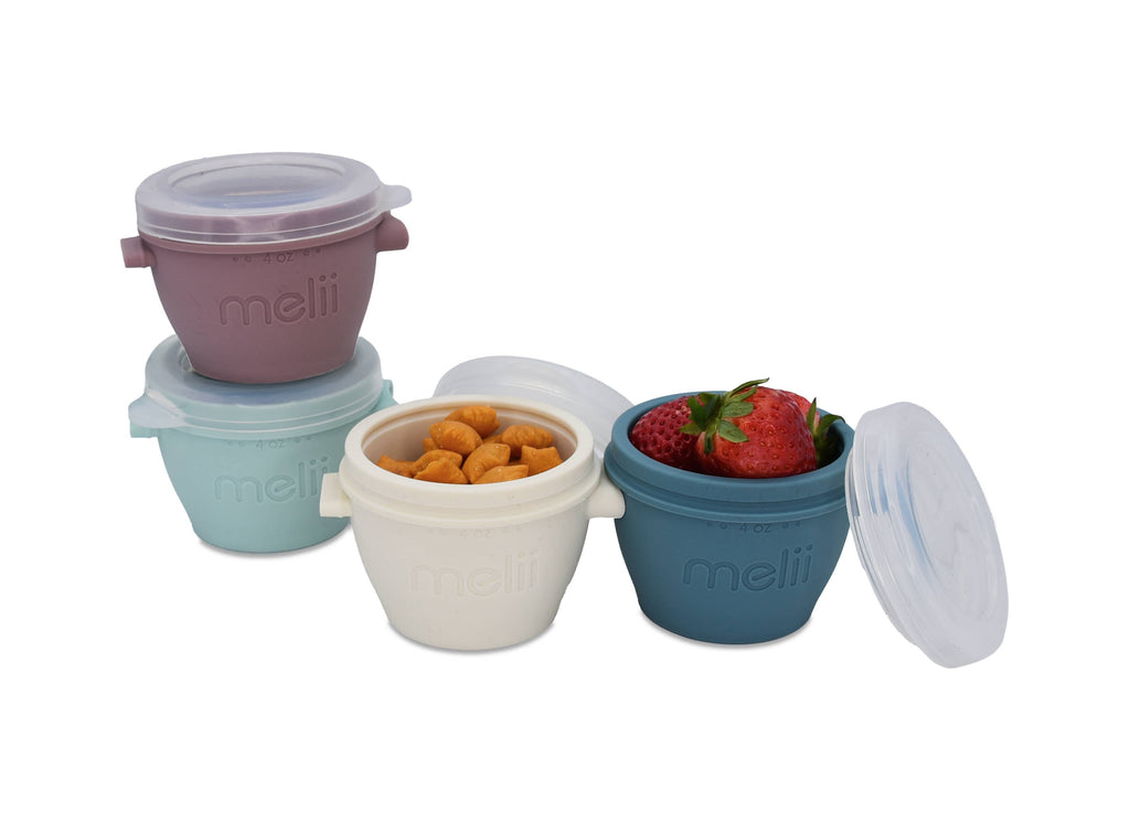 melii - Luxe Silicone Snap & Go Pods : 4oz 4pack