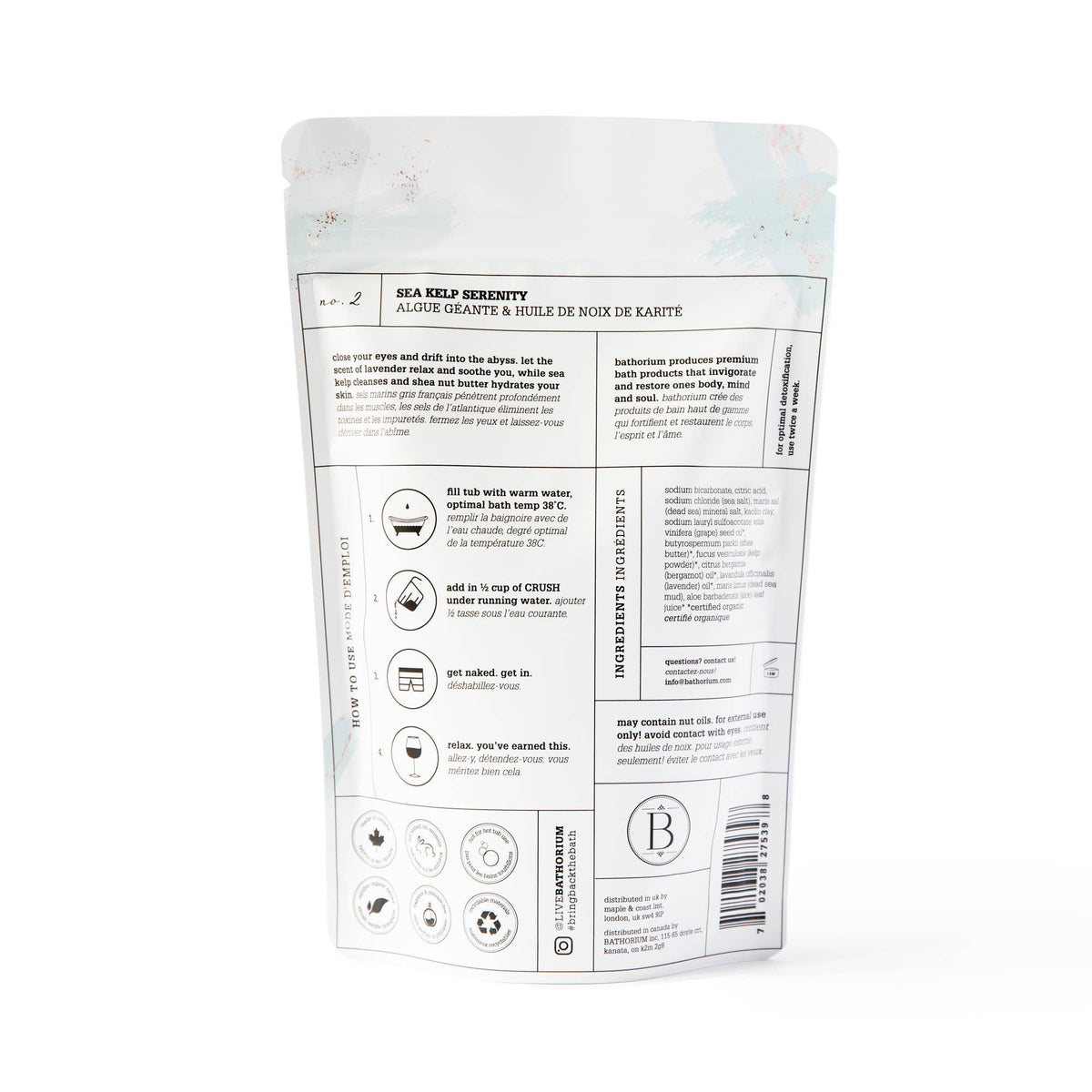 Bathorium - Sea Kelp Serenity Bath Soak 600g