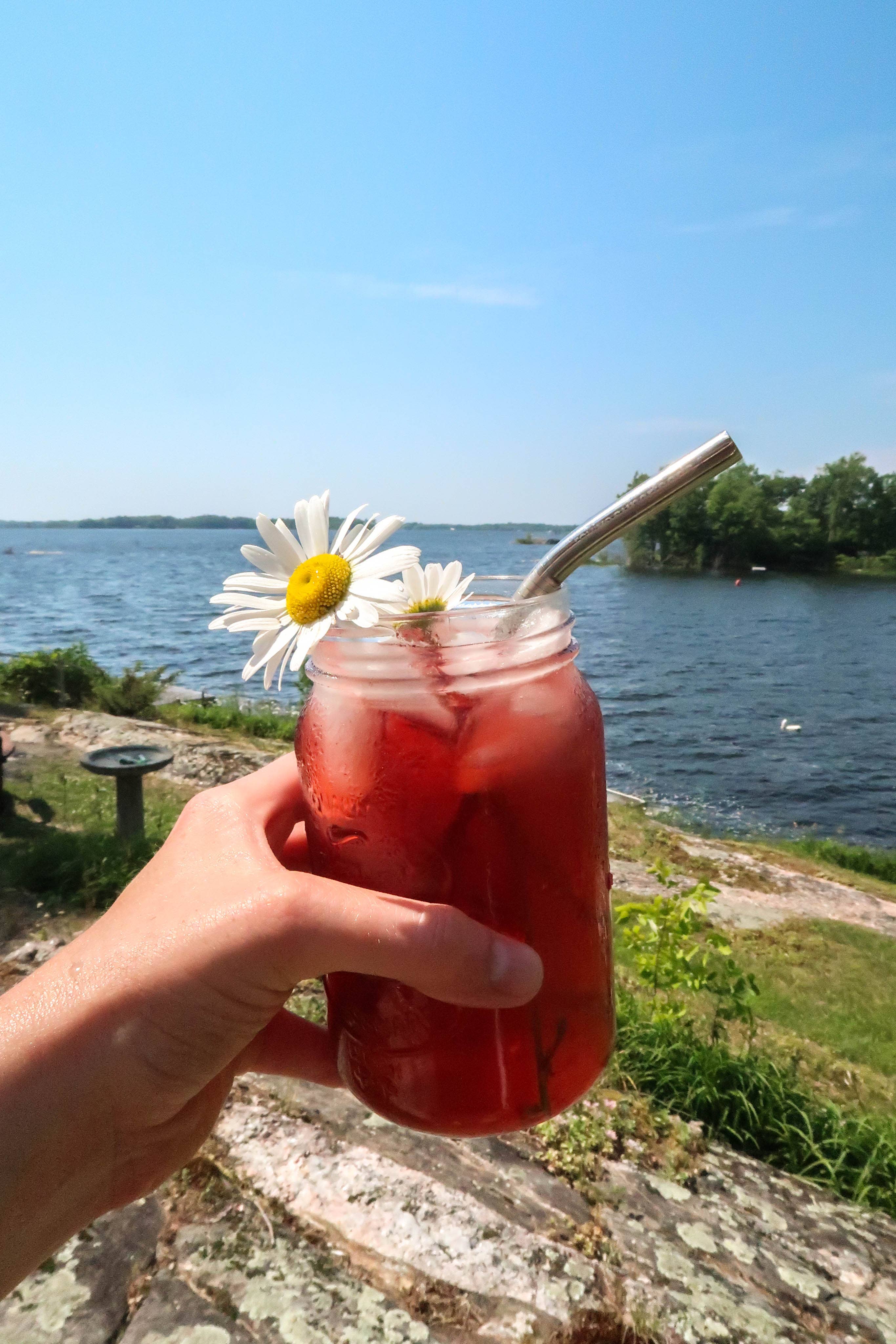 Lake & Oak Tea Co. - Rose Hibiscus Glow - Superfood Tea: Retail Jar