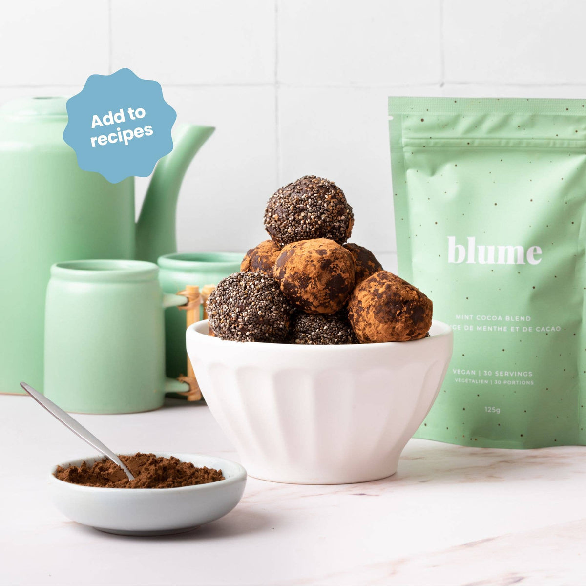 Blume - Superfood Latte Powder, Mint Cocoa Blend