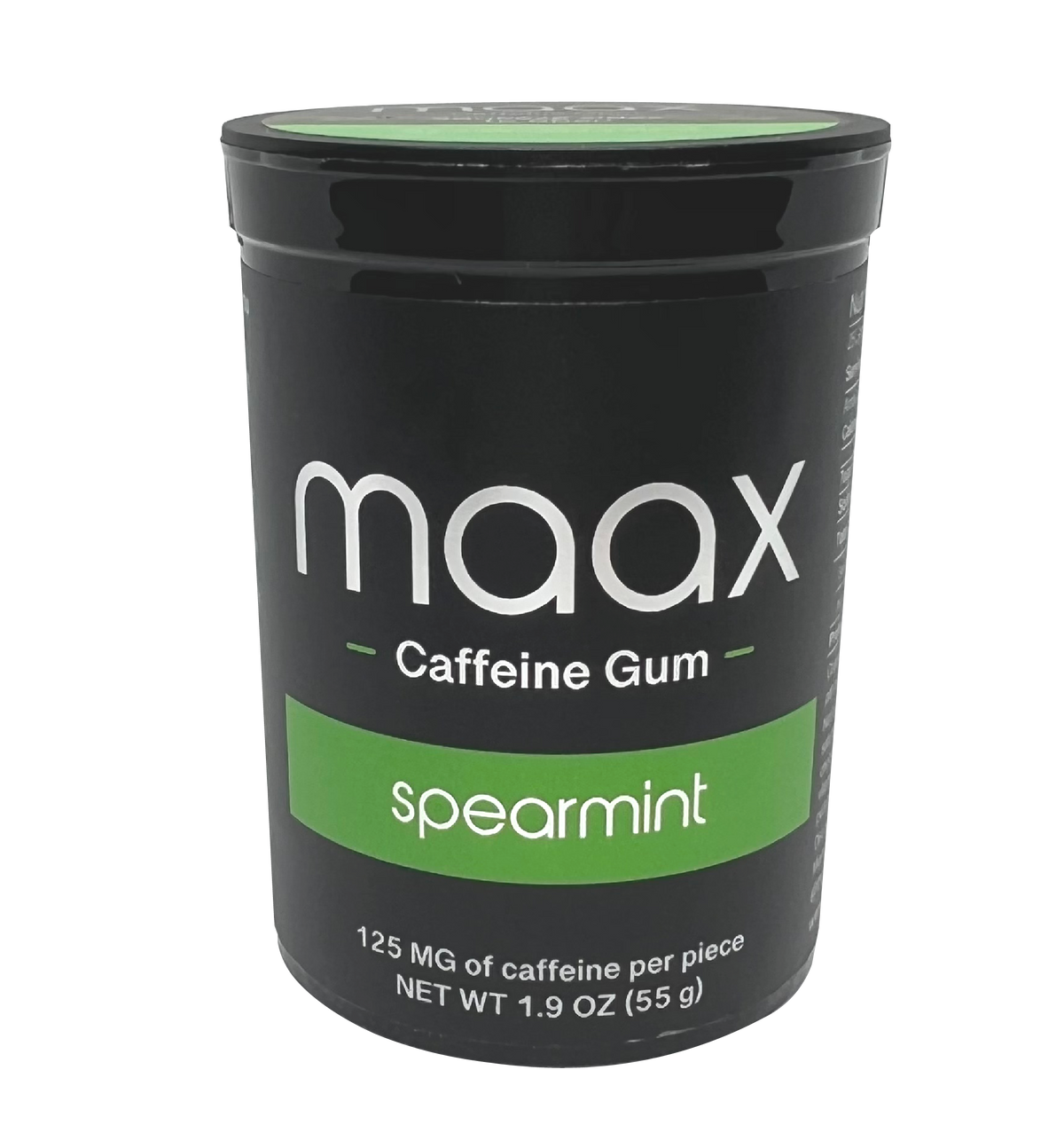 Maax Caffeine Gum | 125mg per piece | 25 pieces per bottle