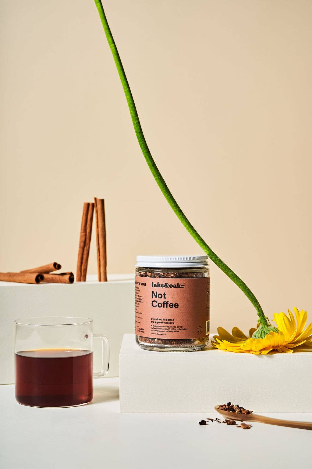 Lake & Oak Tea Co. - Not Coffee - Superfood Tea: Retail Jar