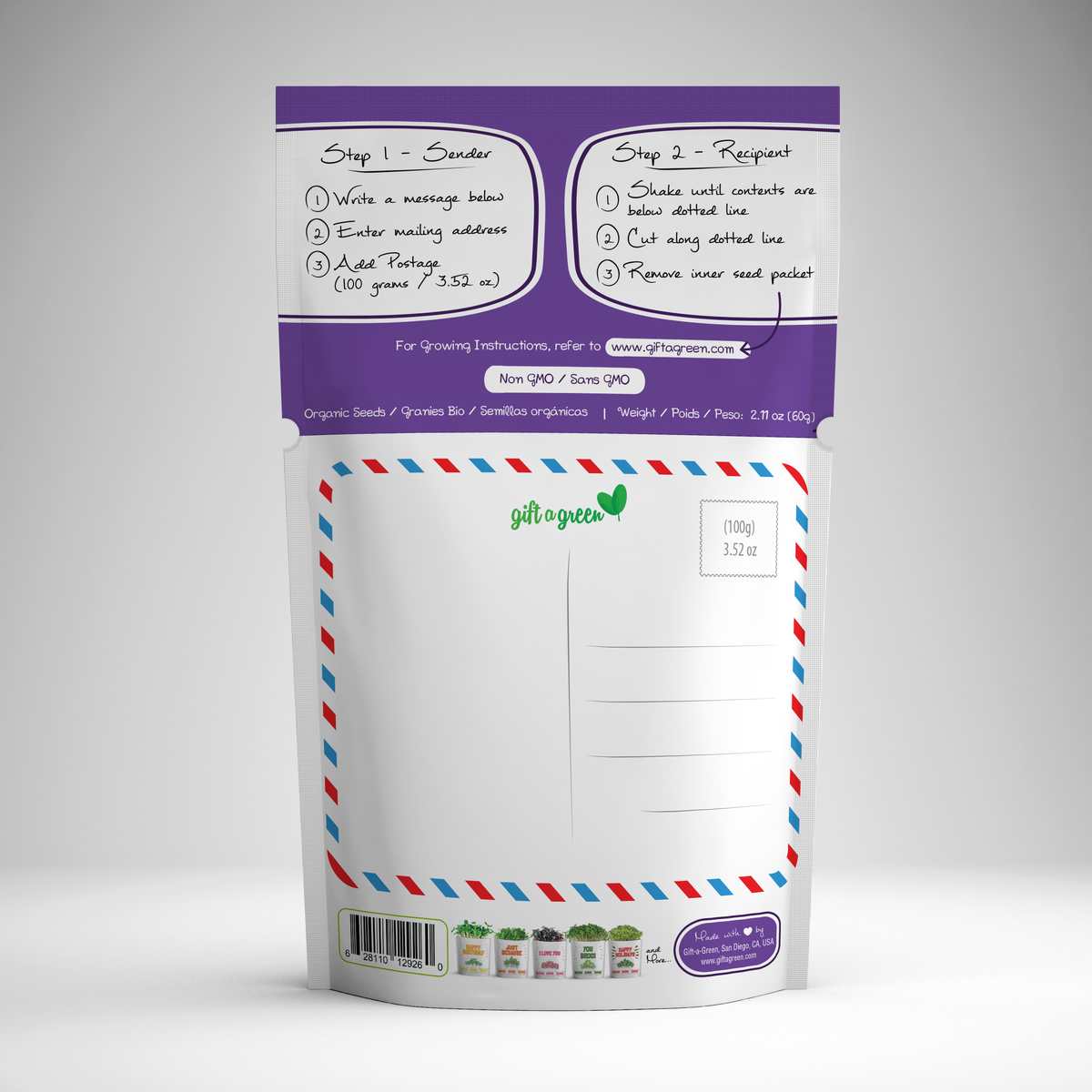giftagreen - It's Your B'eet Day Greeting Card Pouch