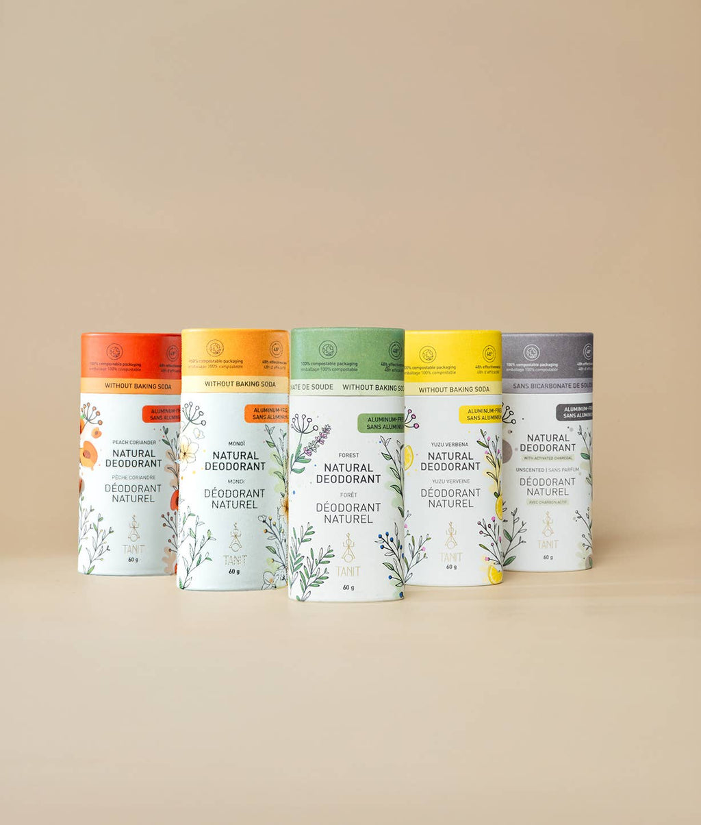 TANIT - Natural Solid Deodorant : Yuzu + Verbena
