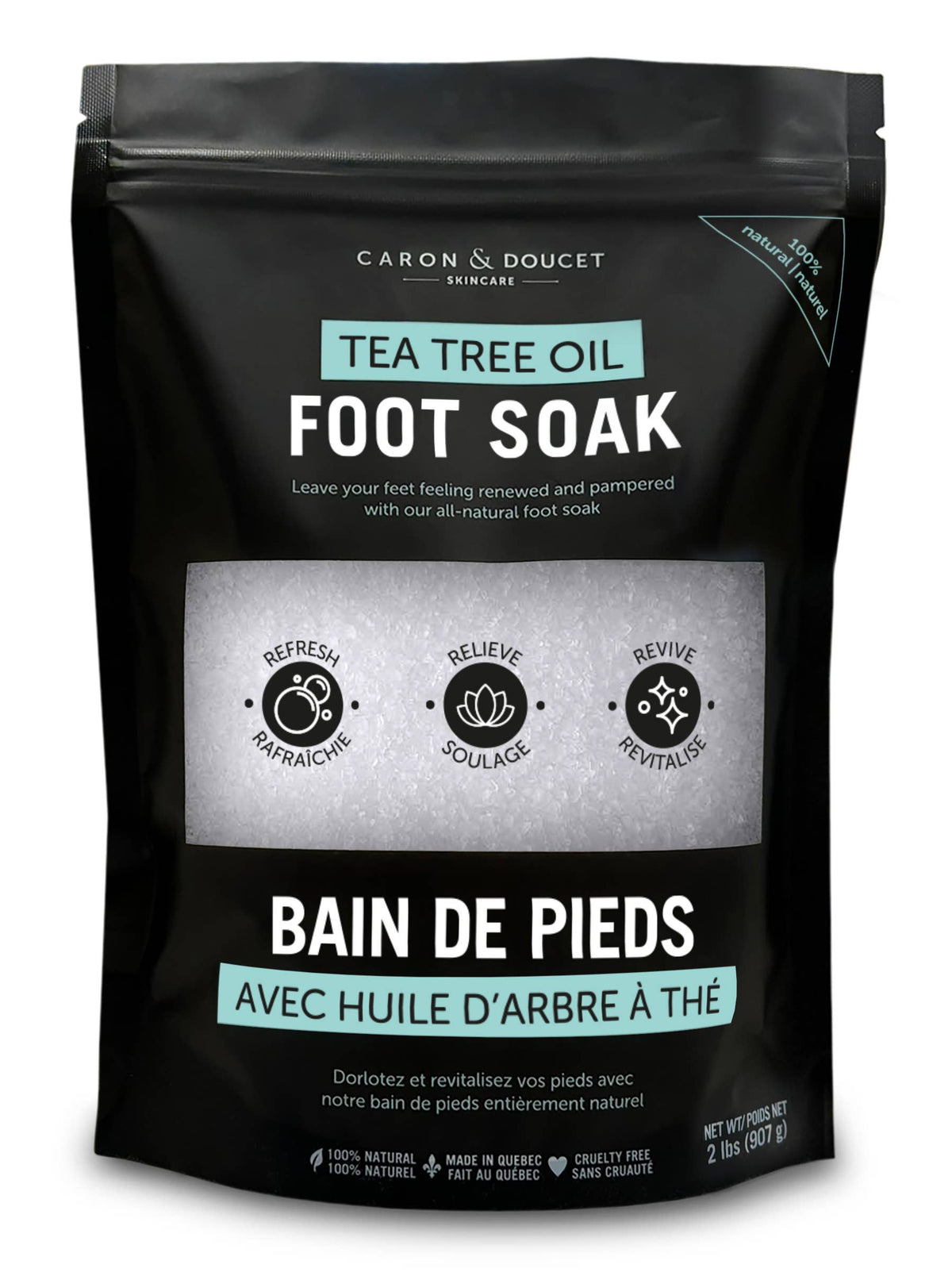 Caron & Doucet - Tea Tree Oil Foot Soak: 1 Pound