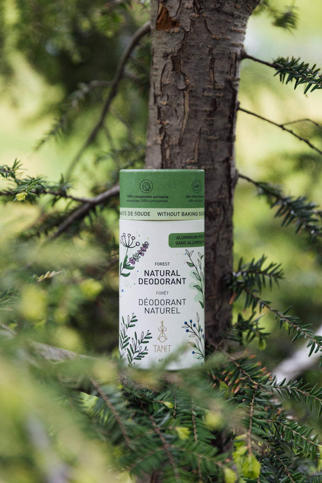 TANIT - Natural Solid Deodorant : Peach + Coriander