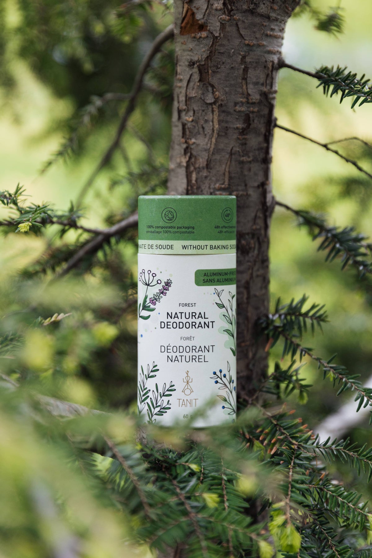 TANIT - Natural Solid Deodorant : Peach + Coriander