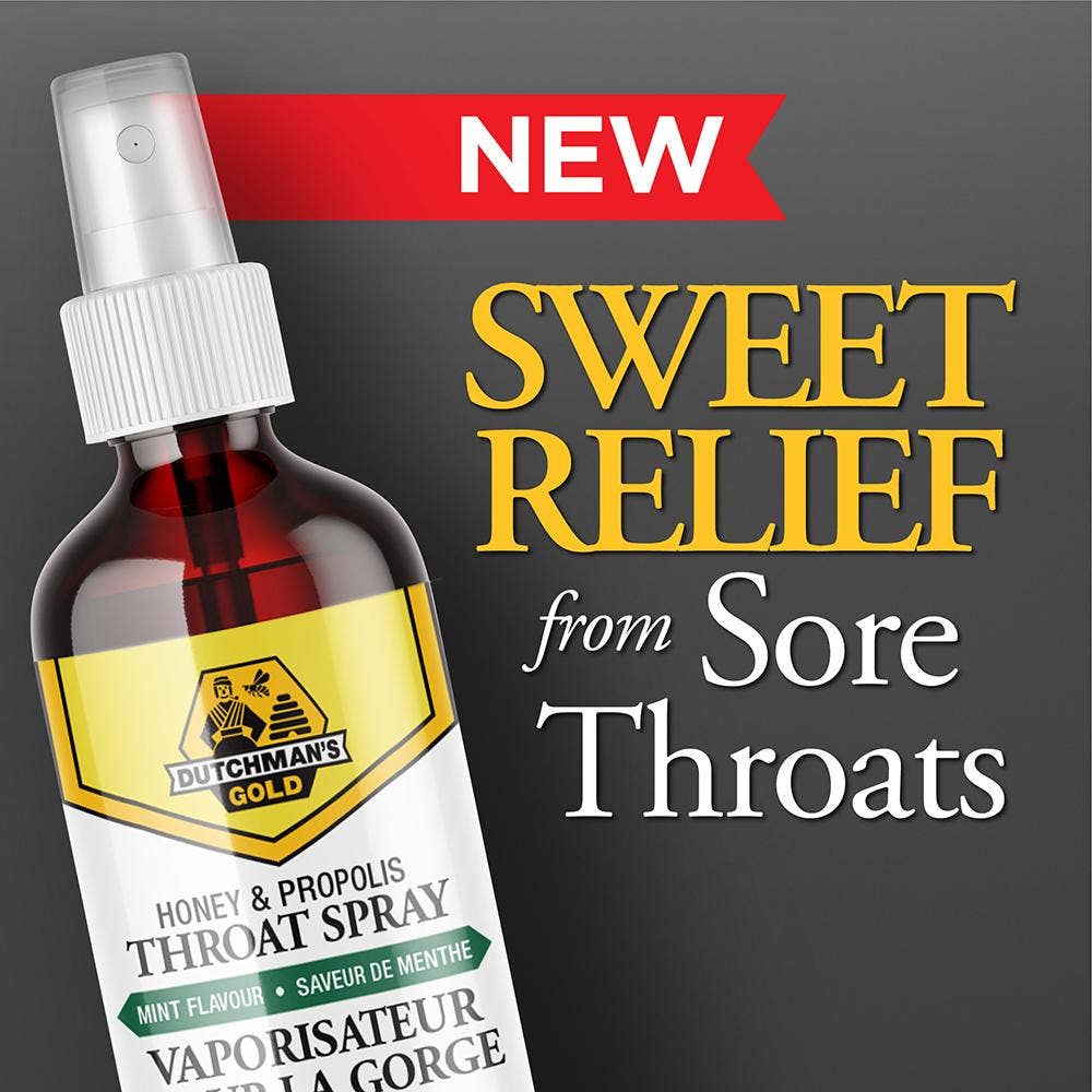 Dutchman's Gold - Propolis Throat Spray - Honey & Propolis: 30ml