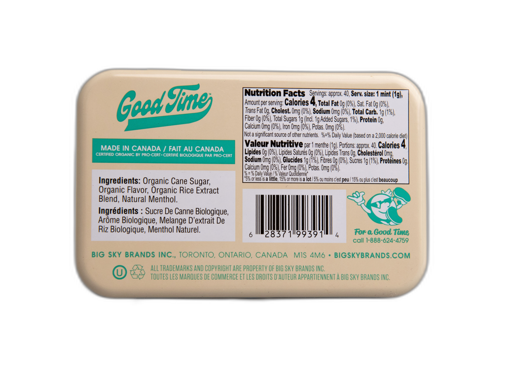 Big Sky Brands - Good Time Organic Mints