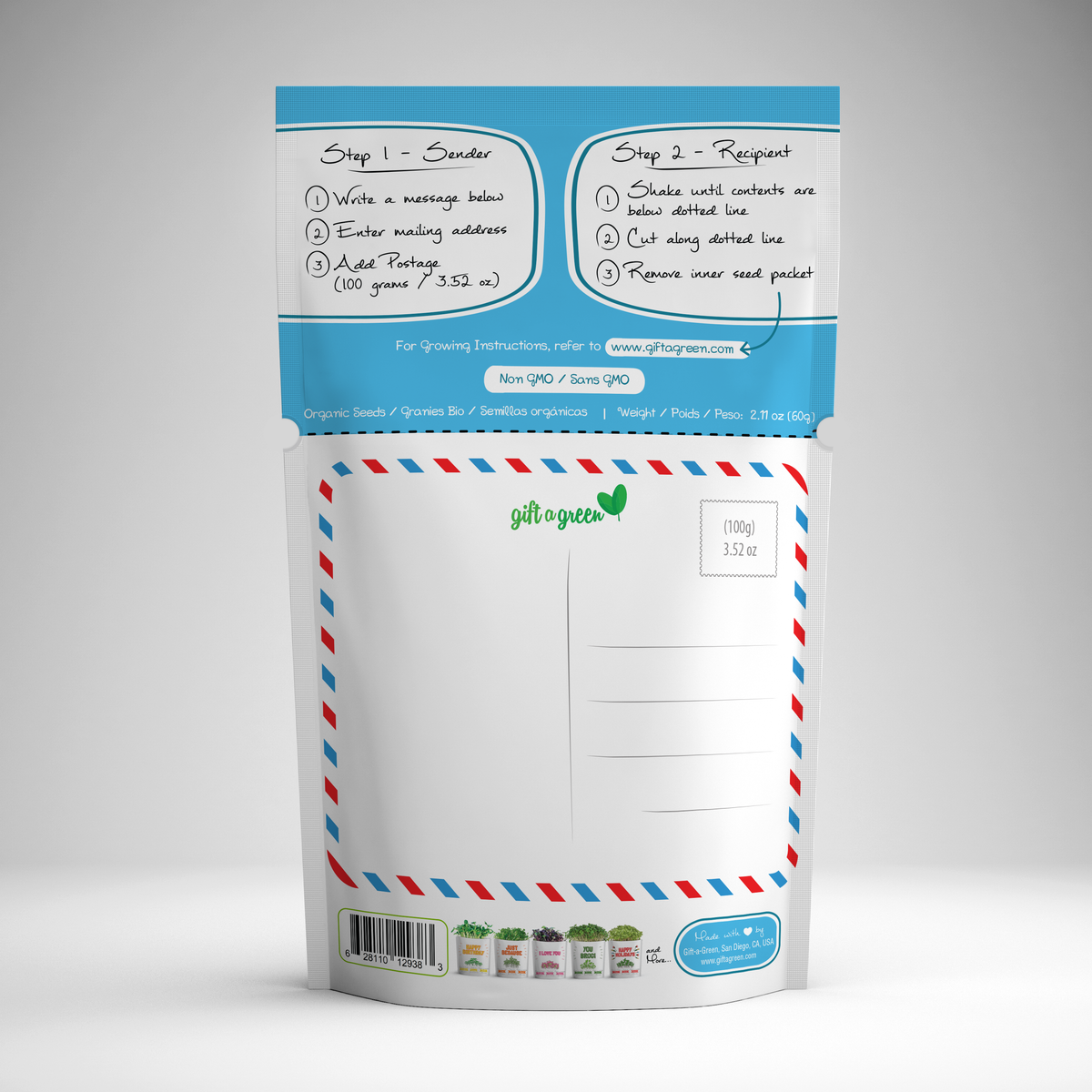giftagreen - Thank You Greeting Card Pouch
