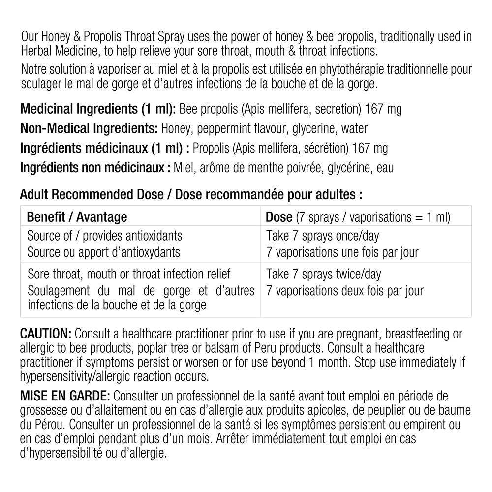 Dutchman's Gold - Propolis Throat Spray - Honey & Propolis: 30ml