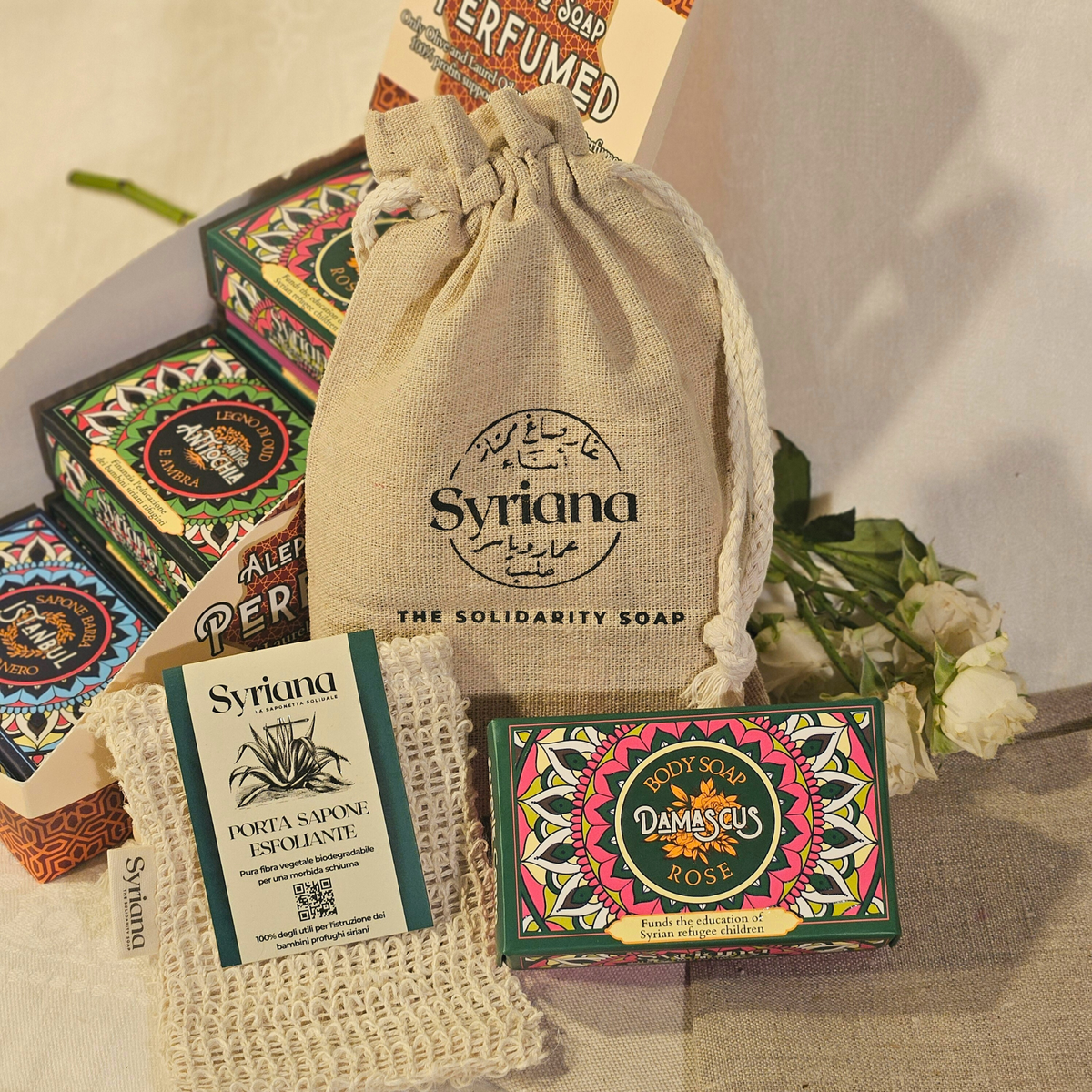 Syriana - Orient Scent Aleppo Soap, Olive & Laurel 100% profit donated: Mix of all 3