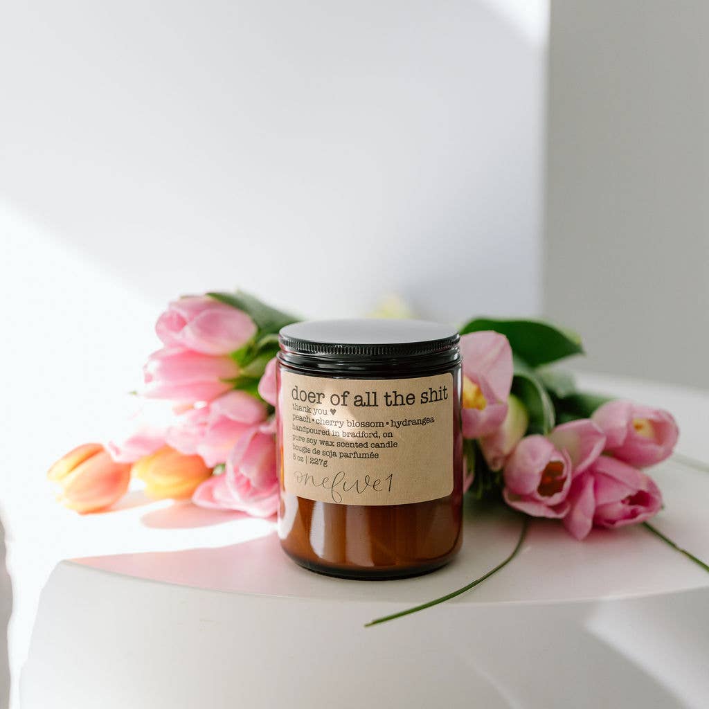 onefive1 - Doer of all the shit soy candle MOTHERS DAY GIFT IDEA
