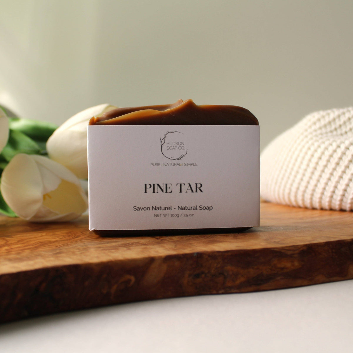 Hudson Soap Co - PINE TAR | natural soap