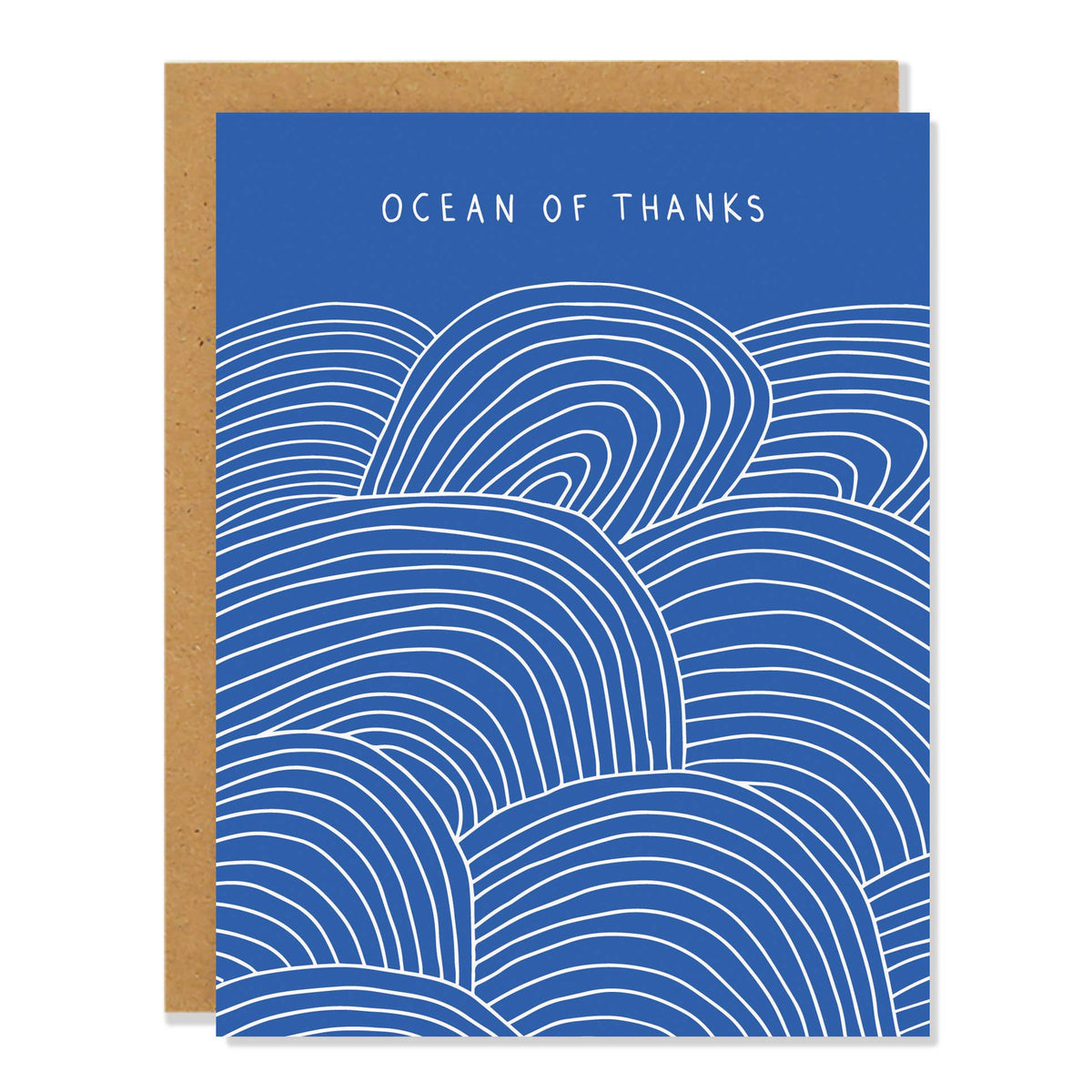 Badger & Burke - Ocean of Thanks - Greeting Card